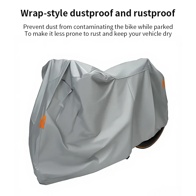 TOSUOD Fahrrad-Regenschutz, mit Fleece gefüttert, für Wärme, Sonnenschutz und schnee-/eisbeständig, All-Inclusive-Design – Detail 3
