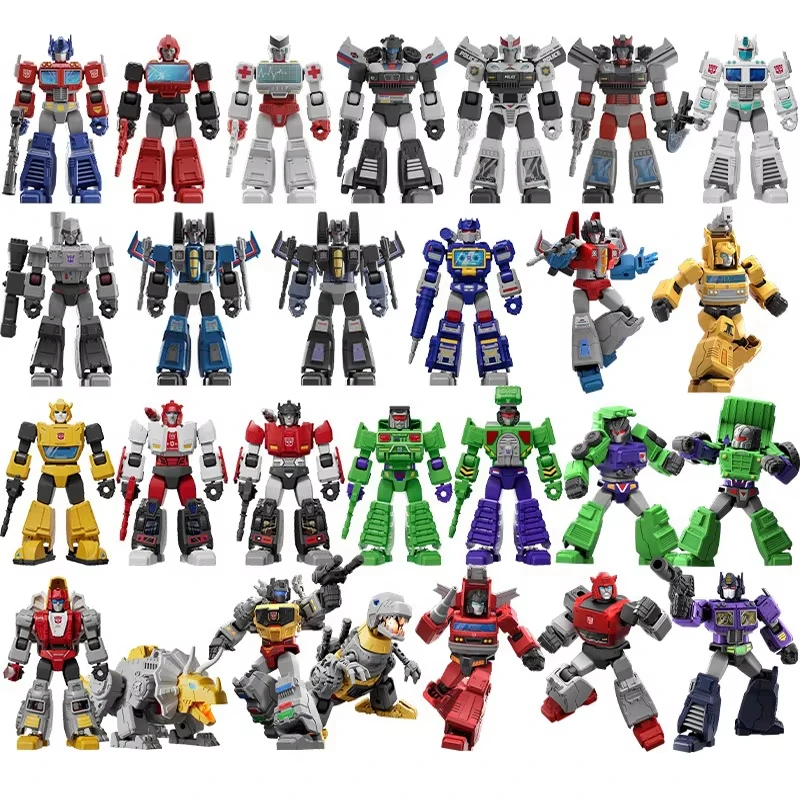 Original Blokees Transformation Building blocks Optimus Prime Megatron Bumblebee Anime Figure Action Assembly Model Boys Gifts