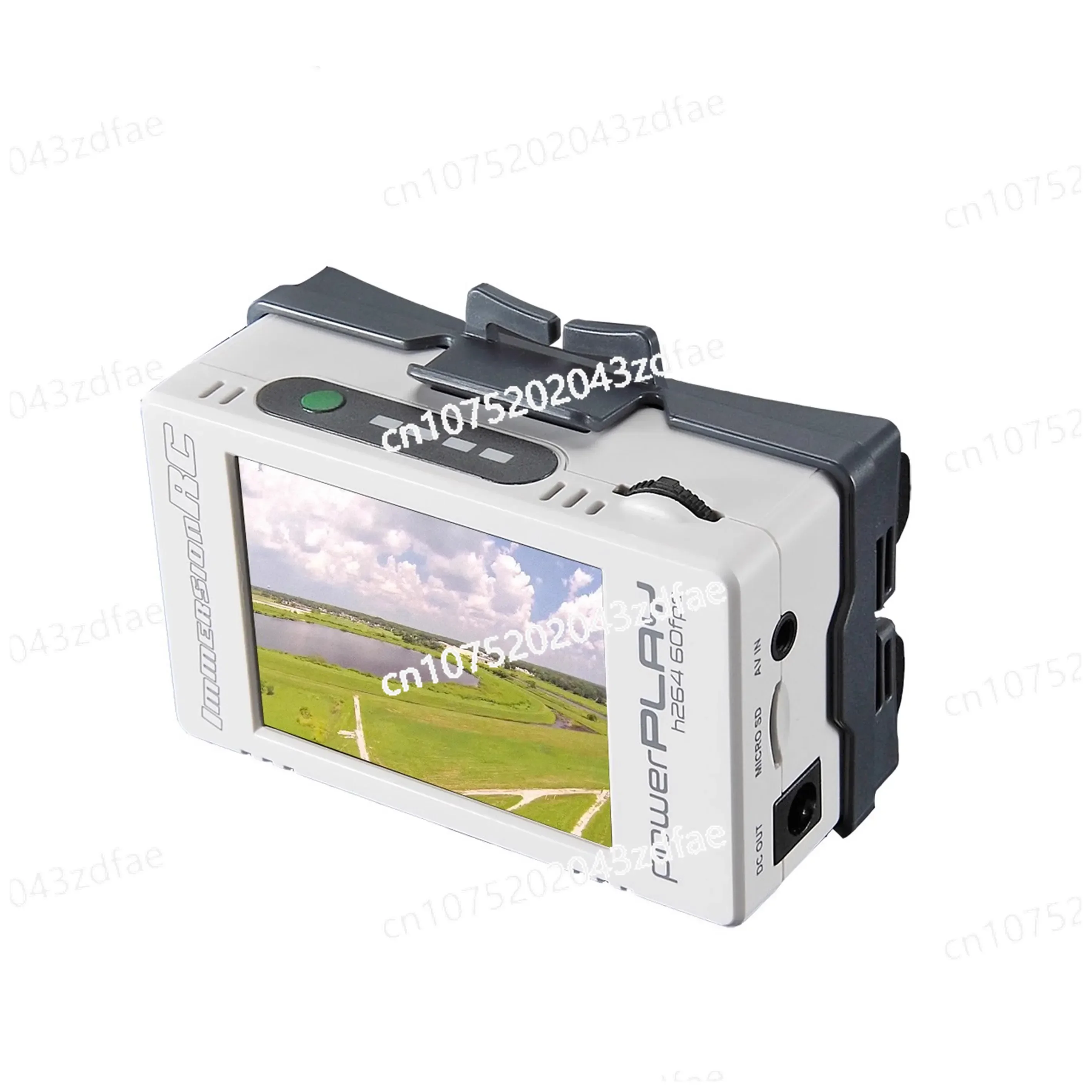 ImmersionRC PowerPlay FPV DVR h264 Encoding / 60fps / High Data Rate Built-in 6cm LCD display Powers For FatShark Goggles