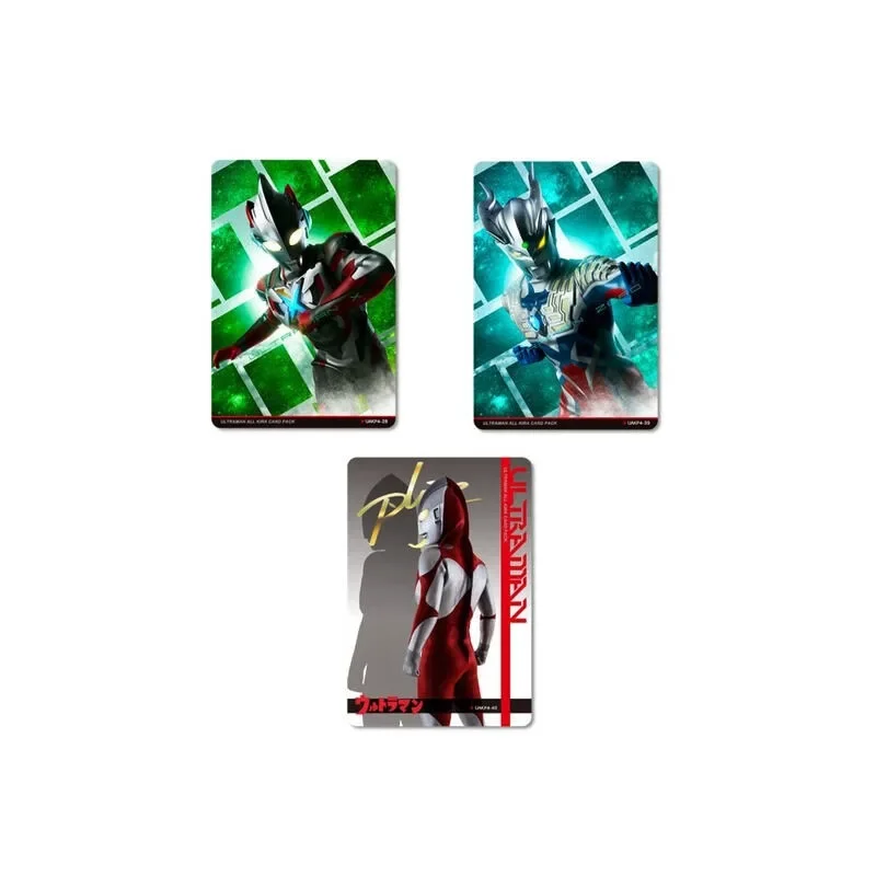 Bandai-Ultraman Anime Figure Collection Flash Card, Hobby Collected, Jouets pour enfants, Cadeaux de vacances surprises, Original, 04