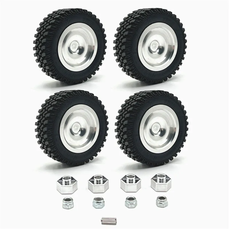 

MN 1/12 MN168 RC Remote Control Car Parts Metal Upgrade Mirror Wheel Hub Tire Hex Connector
