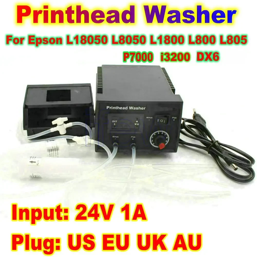 

Ycolor Print Head Wash Repair Clogged Impulse Cleaning Liquid Device Unblock For Epson Printhead i3200 DX6 L1800 L805 Clean Tool