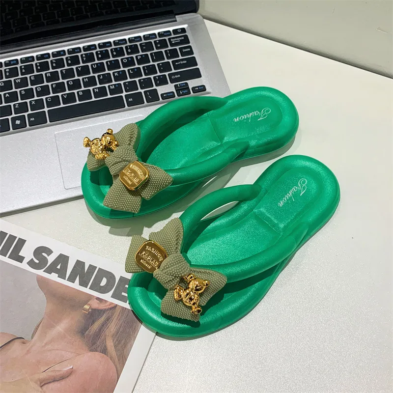 Slippers Women  Cute Clip Toe Flip Flops Shoes Female Platform Outdoor Fashion Beach Sandals Casual Flat Slides 2023