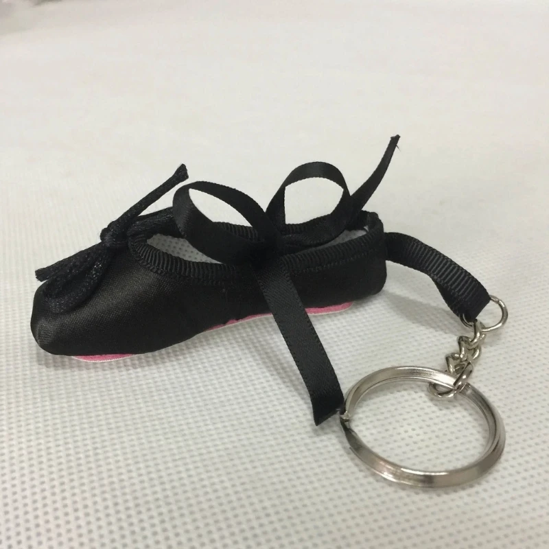 Lovely Ballet Shoe Keyring Stylish Pendant Keychains Ballet Shoe Keyrings Backpack Pendants Gift for Fashion Enthusiasts