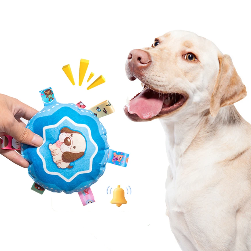 Interactive Flying Discs Dog Toys Puppy Squeak Ball Toy Outdoor Dog Training Toys Pet  Chew Clean Mouth Toy for Small Medium Dog