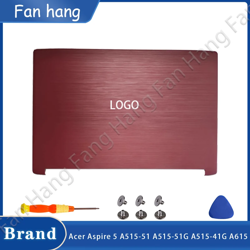 

New Case For Acer Aspire 5 A515-51 A515-51G A515-41G A615 LCD Back Cover Top Rear Lid Red Color Bottom Housing Replacement