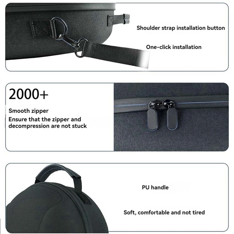 Bolsa de almacenamiento para Oculus Quest 3, caja con correa de hombro portátil ajustable, carcasa dura para accesorios Pico 4 Ultra VR