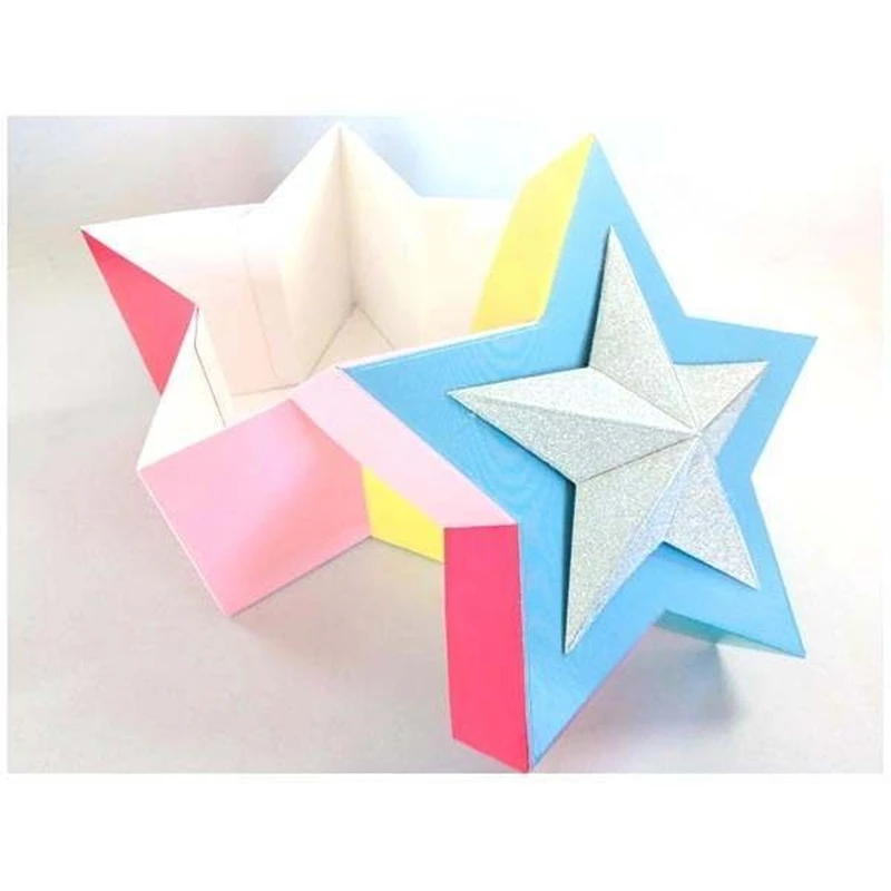 

Birthday Pocket Die Christmas Star Box Metal Cutting Dies Scrapbooking Embossing Frame Card Crafts layering coverplate dies