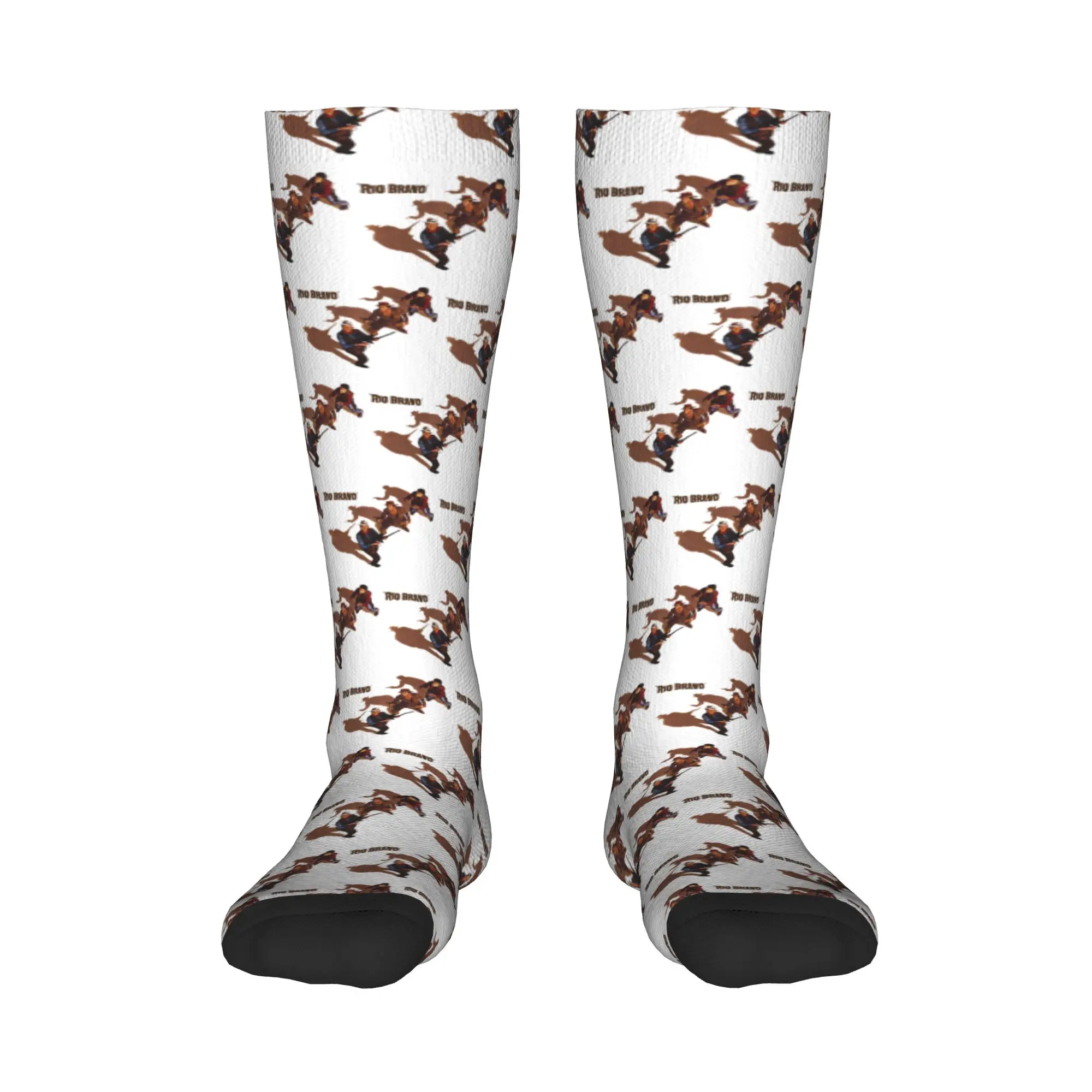

All Seasons Crew Stockings Rio Bravo Movie Socks Harajuku Fashion Hip Hop Long Socks Accessories for Men Women Christmas Gifts