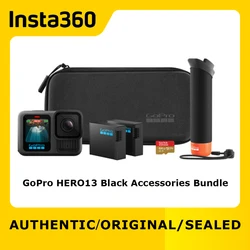 GoPro HERO13 Black + Accessories Bundle: Waterproof Action Camera  with Two Enduro Battery +The Handler +64GB Card +Camera Case