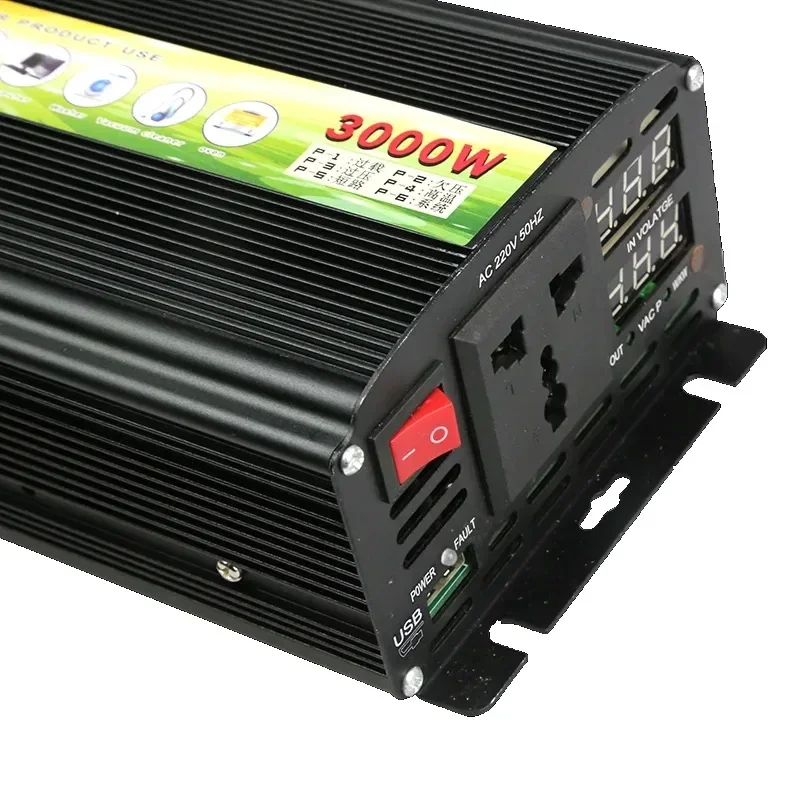 Modified Sine Power Inverter 1500 w12Volt DC to 220 Volt AC Converter