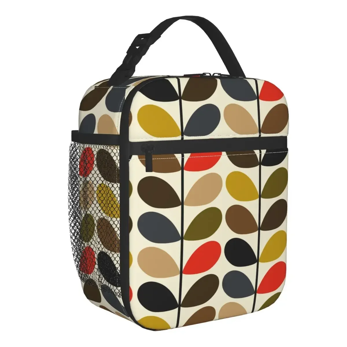 Orla Kiely Multi Stem Lunch Box Multifunction Mid Century Scandinavian Thermal Cooler Food Insulated Lunch Bag Kids School