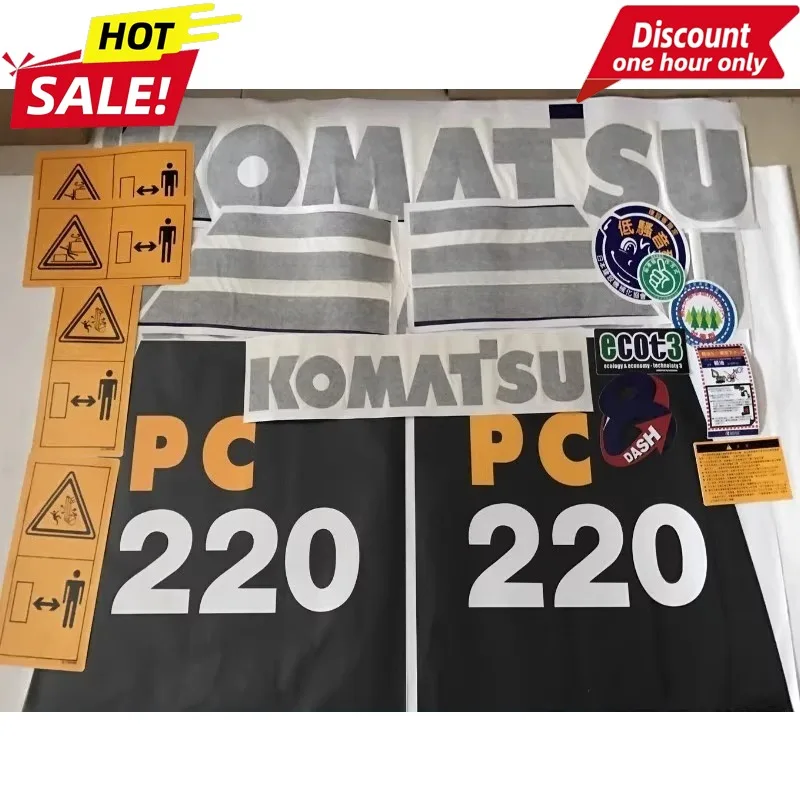 

For Komatsu Excavator Sticker PC60/70/200/210/220/240/270-8 Whole Car Sticker/accessories