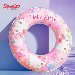 Anime Sanrio Swimming Ring Hello Kittykuromi Children's Swimming Ring Cinnamoroll Sustainable Inflatable Armpit Swimming Ring