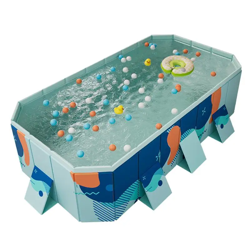 

Non Inflatable Kids Swimming Pool Foldable Portable Child Outdoor Paddling Pool Foldable Swimming Pool For Kids And Pets