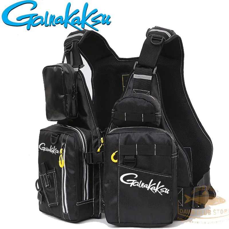 Imagem -04 - Múltiplos Bolsos Destacável Vest Pesca Vida Vest Homem Outdoor Surf Natação Vest Alta Flutuabilidade Fishing Life Jacket Novo