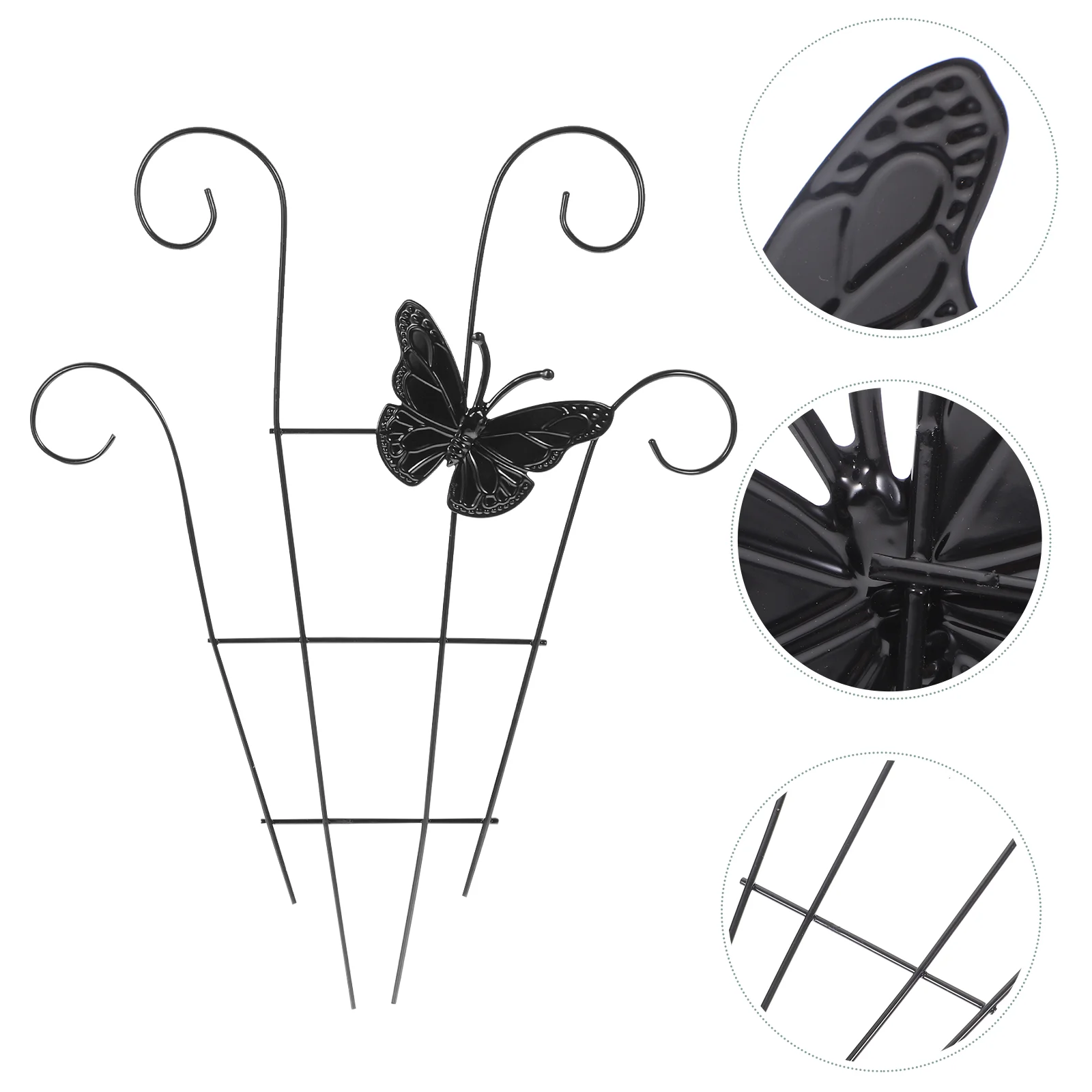 

Plant Climbing Frame Orchid Rack Accessories Outdoor Support for Indoor Plants Stake Green Iron Tomatoes Garden Trellis Stands