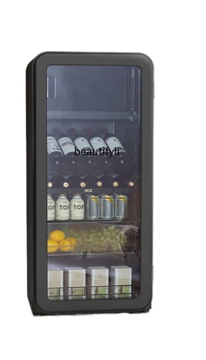 

Wine cabinet Ice bar Constant temperature and humidity cabinet Household tea embedded living room Ultra-thin small refrigerator