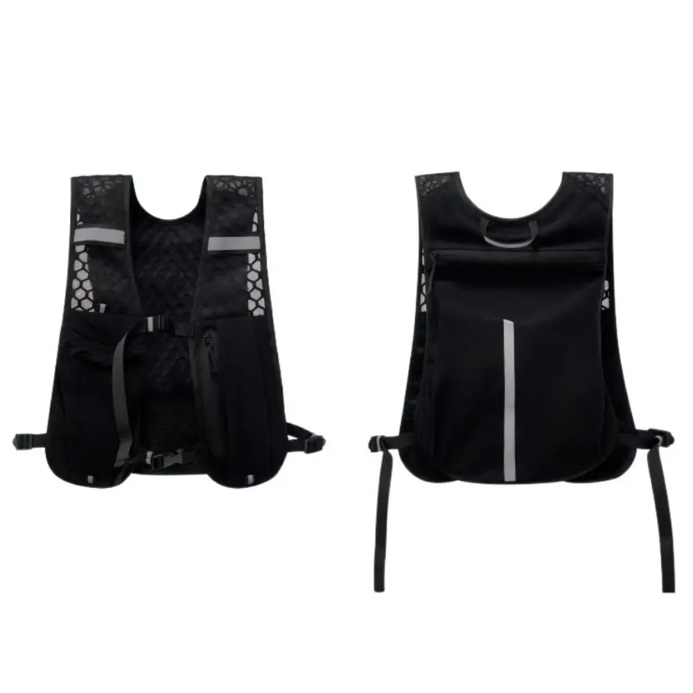 Chest Pack Running Storage Vest Phone Storage Pocket Lightweight Running Hydrating Backpack Waterproof Nylon Breathable
