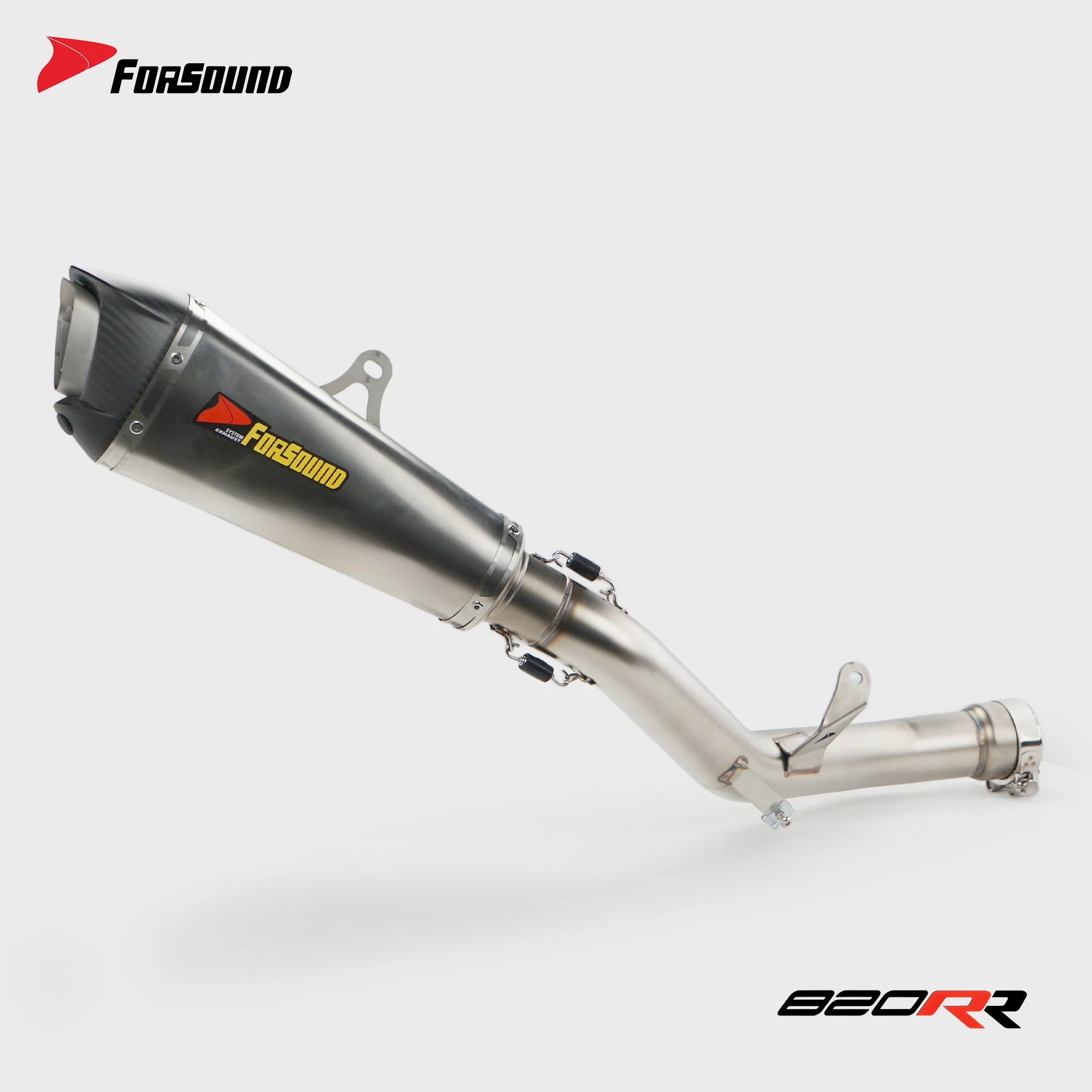 

Stainless Steel Mid Tail Exhaust Pipe For ZXMOTO 820RR 2025-2026 Slip-On Sport Bike Aftermarket Muffler Racing Upgrade Parts