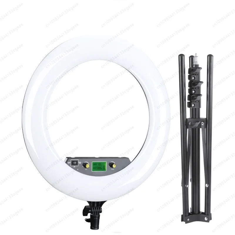 

480AII 50W 18" 3200-6500K Dimmable Diva Lamp Ring Lamp Diffuser Mirror Stand Make up Studio lamp