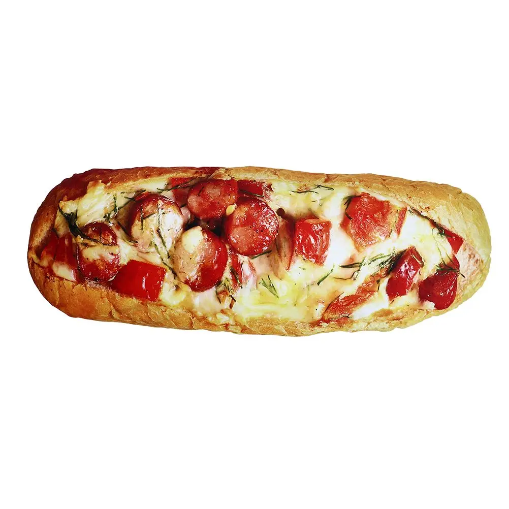 

Simulated Shape Bread Throw Pillow Zipper Gift Pillow Chair Sofa Car Seat Decoration Bread Cushion Comfortable