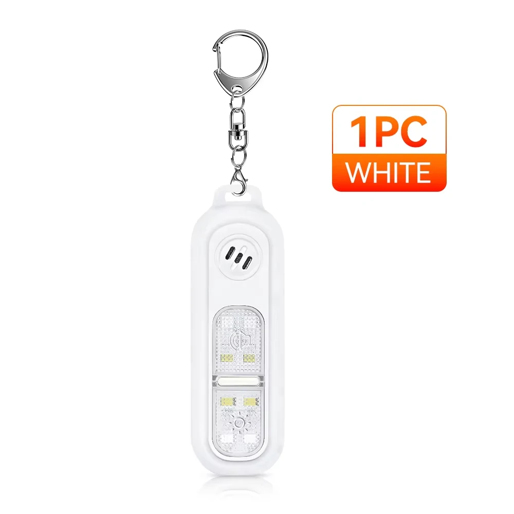 Awapow Persoonlijke Verdediging Alarm 130db Met Led Licht Oplaadbare Zelfverdediging Vrouw Veiligheid Alarm Sleutelhanger Nood Anti-Aanval