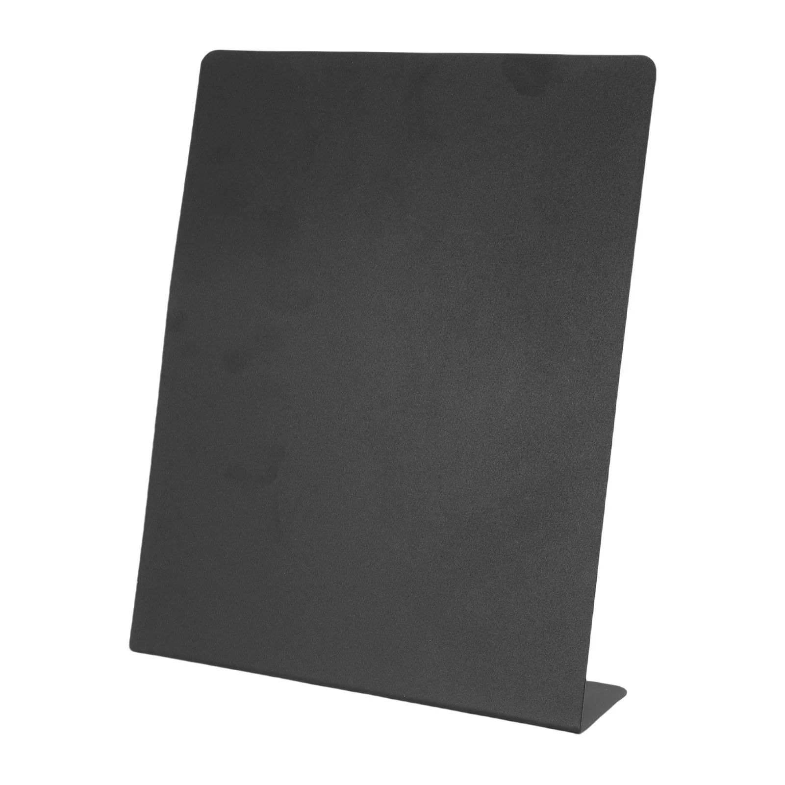Magnetic Bulletin Board Black Magnetic Metal Tabletop Memo Display Board for Home School Kitchen Office