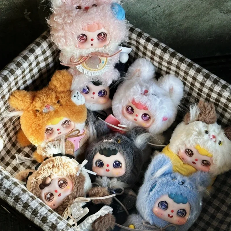 

New Doobo Cafe Series Lucky Meow Tales Blind Box Cute Vinyl Plush Doll Bag Pendant Decor Ornament Trendy Toy Gift For Girls
