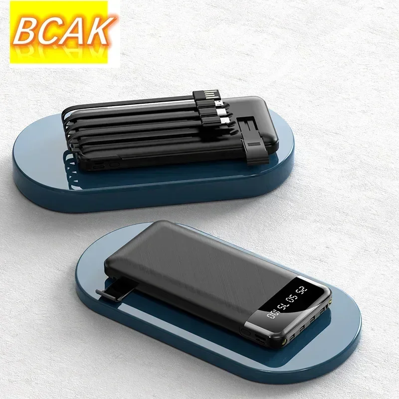 

BCAK Universal Gifts Fast Charge Mini Bring Your Own Cable Power Bank 20000mAh Wholesale Large Capacity BCAK Mobile Power Supply