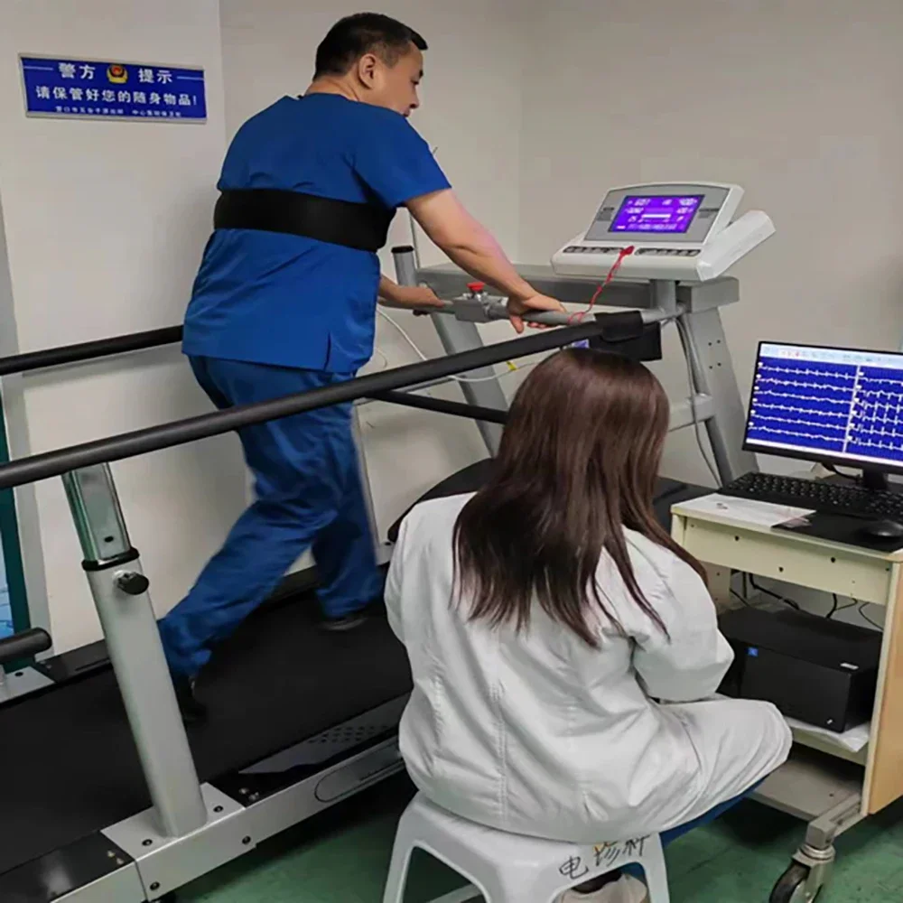 SPO2  Pressure Treadmill Cardiac Exercise Stress Test System