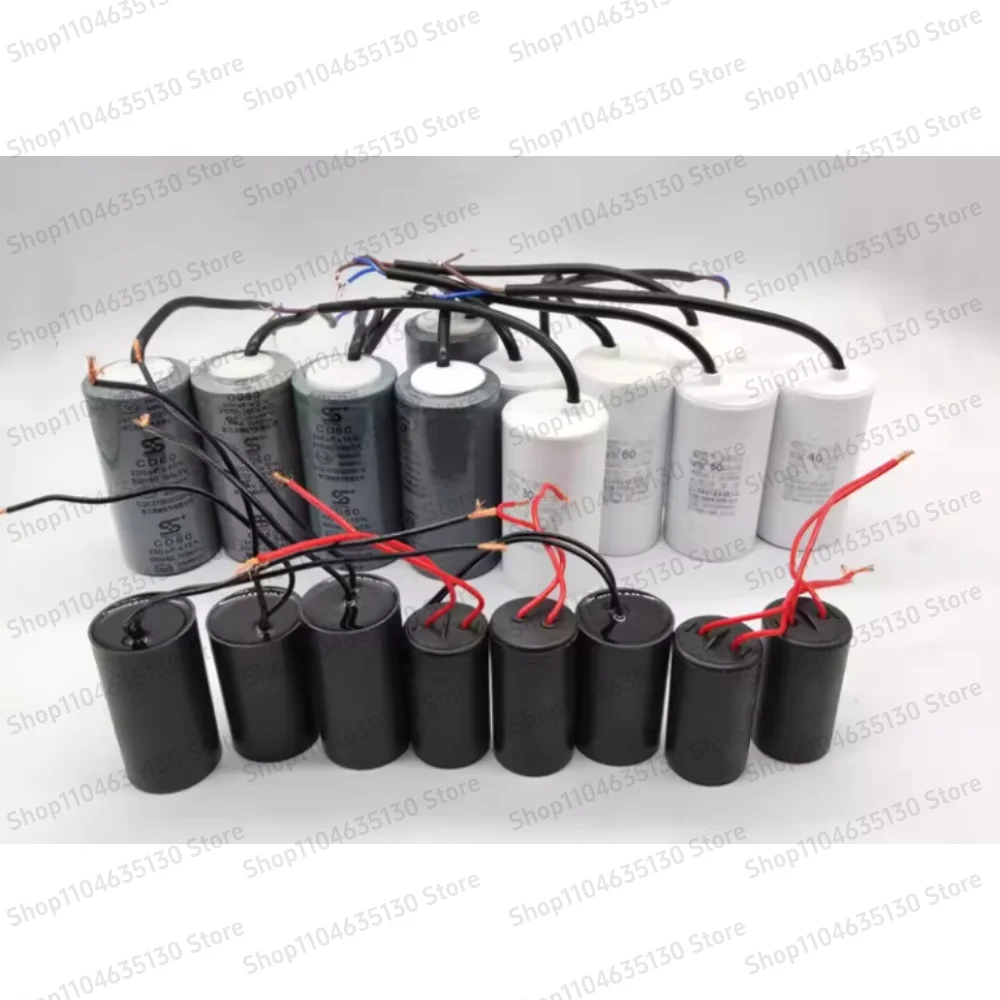 2pcs Zhejiang Shuangfeng Capacitores 450V 6UF 12UF 20UF 25UF 300UF 35UF 40UF Capacitor de bomba de água