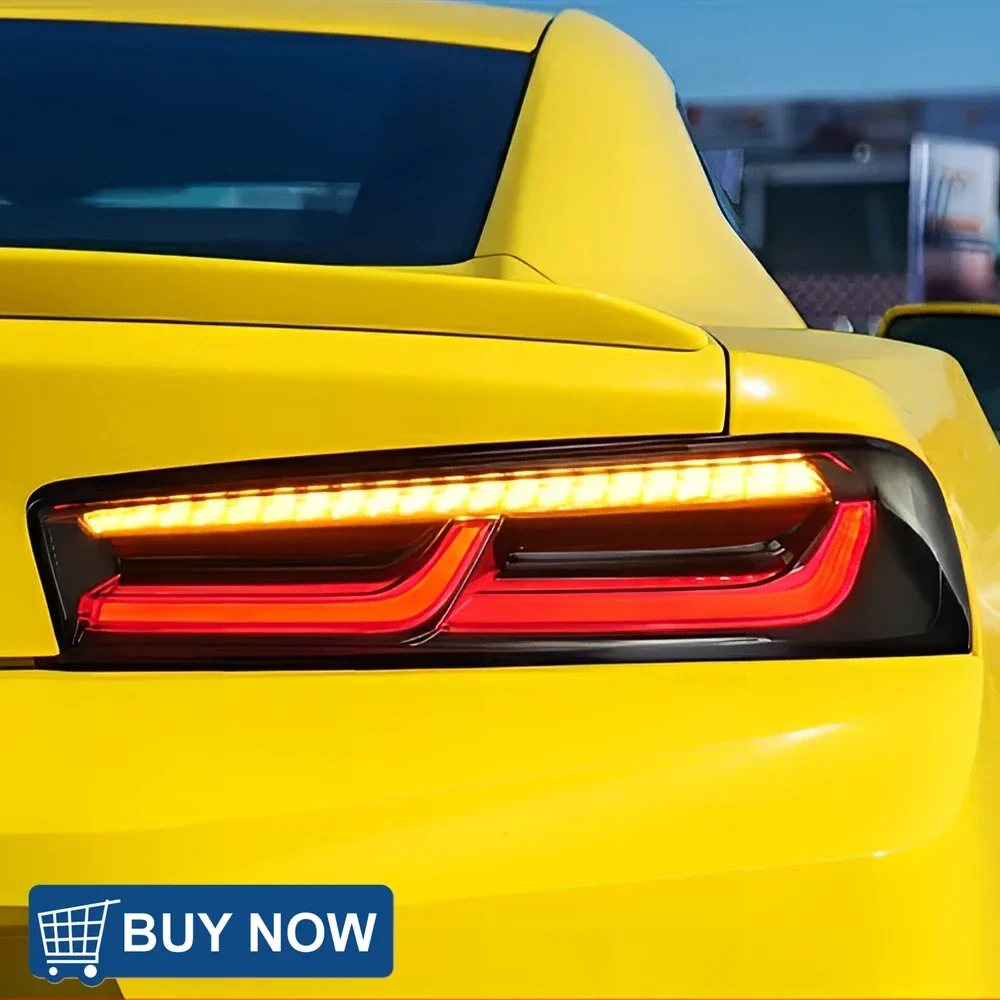 

Для Chevrolet Camaro 2016-2019 автоматические задние фонари в сборе, обновленный светодиодный стример, стоп-сигнал, автомобильные задние фонари, аксессуары для инструментов