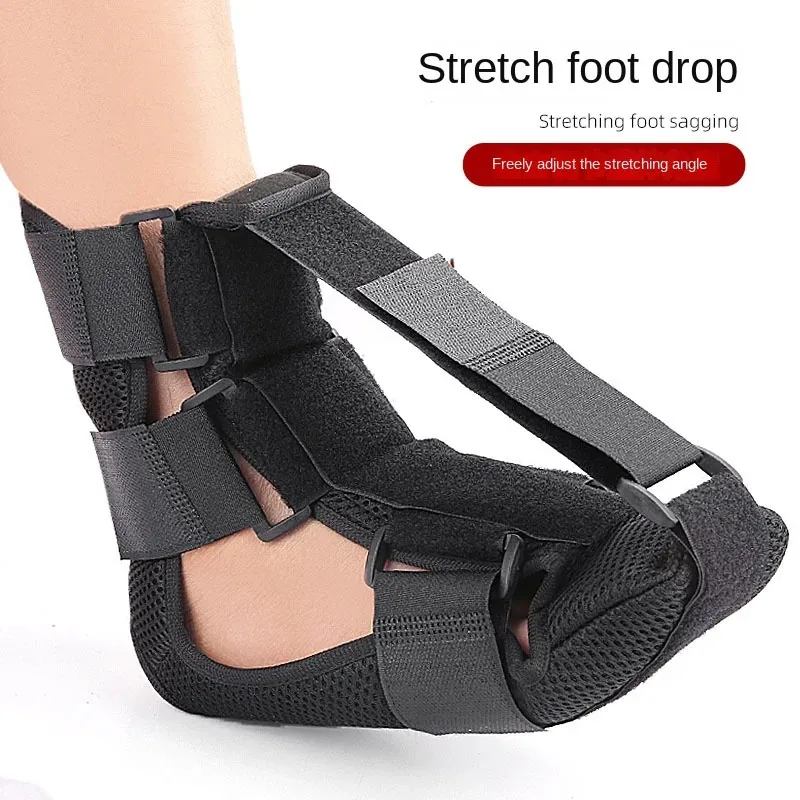 1Pcs Foot Drop Foot Sole Fascia Stretching Fixation Ankle Protection Segmented Adjustable Support Training Foot Support Orthotic