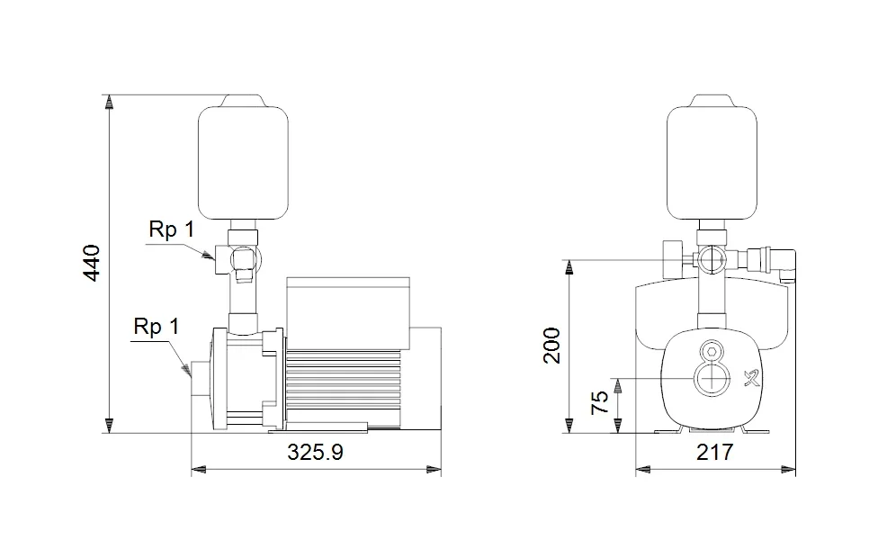 VFD Automatic Water Booster Pump para casa, várias pressões, abastecimento de água