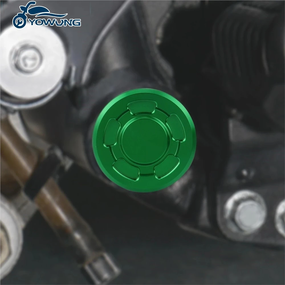 Motorcycle Accessories For Kawasaki KLR650 KLR 650 1987-2024 2023 2022 2021 2020 Frame Plug Cap Hole Cover Swing Arm Hole Plugs