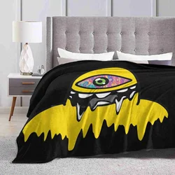 Subtronics Trippy Cyclops Super Warm Soft Blankets Throw On Sofa / Bed / Travel Subtronics Monster Trippy Cyclops Edm Boogie T