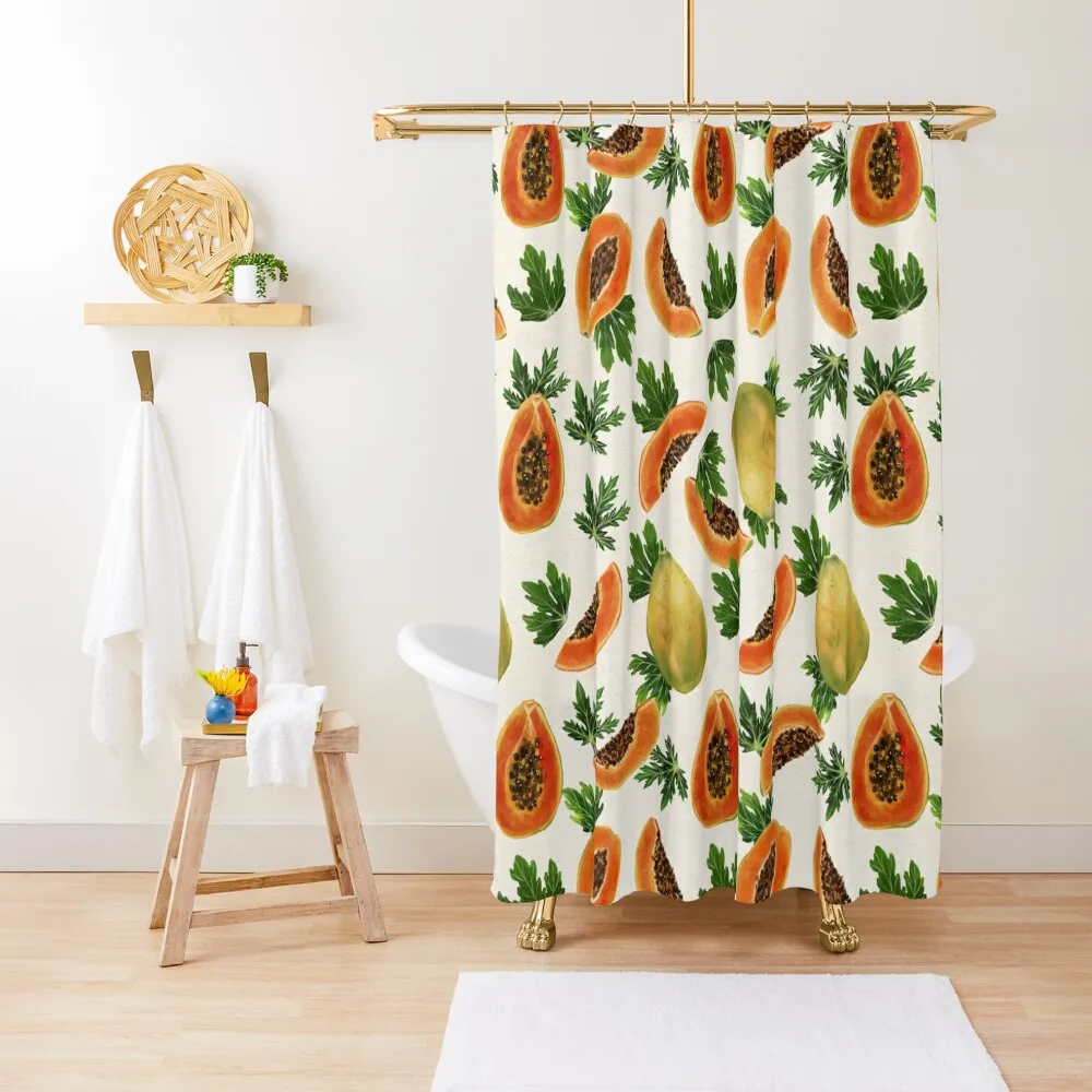 

Papaya Punch Shower Curtain Bathroom Accessorys Bathroom Deco For Shower Toilet Accessories Bathroom Curtain