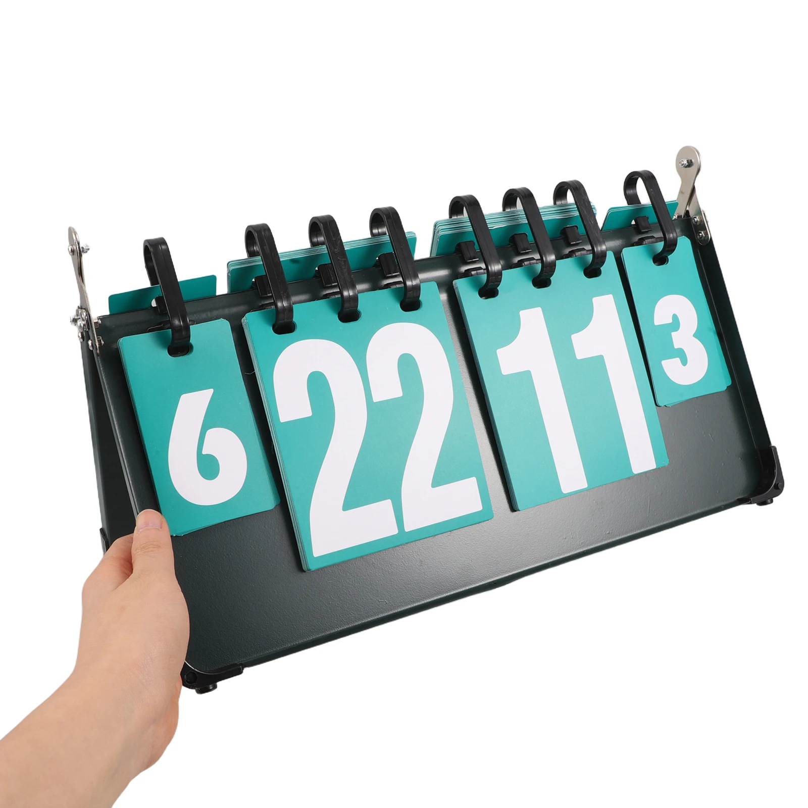 

1PC Steel Plate Scoreboard Portable Coated Paper Durable Thickened Material Suitable for Basketball Volleyball Tennis Small Flip