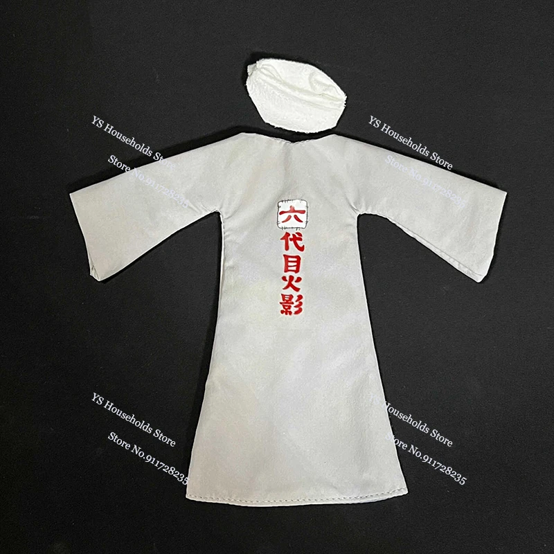 

1/12 Hatake Kakashi Soldier Light Gray Naruto Coat Anime Figure Cosplay Mini Long Robe Scarf Toys Accessory For 6" Shf Male Body