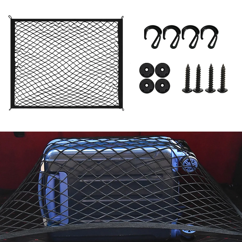 Wagon Cargo Net For Collapsible Foldable Wagon Beach Cart Garden Cart Cover Net Heavy Duty Nylon Net With 4 Hooks Outdoor