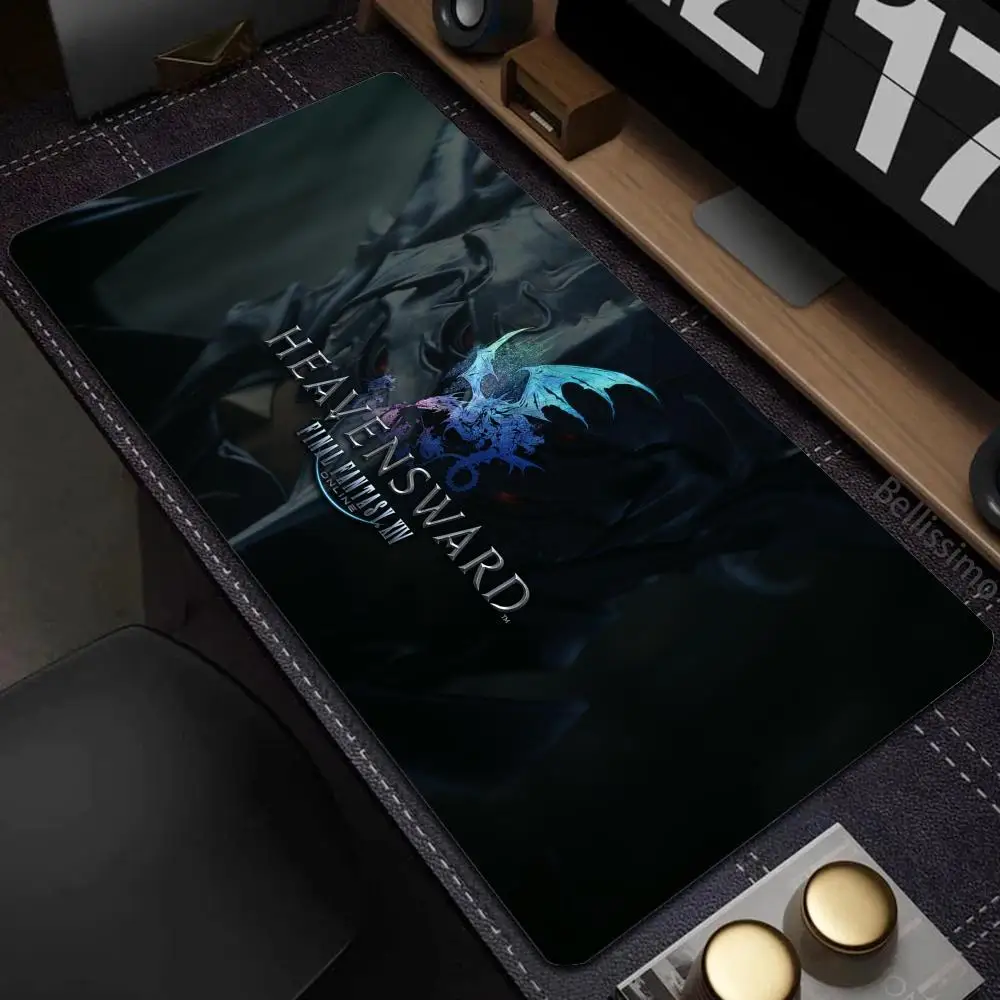Final Fantasy XIV Anime Mouse Pad Office Laptop Gaming Accessories Non Slip Keyboard Mousepad PC Gamer Cabinet Desk Mat Carpet