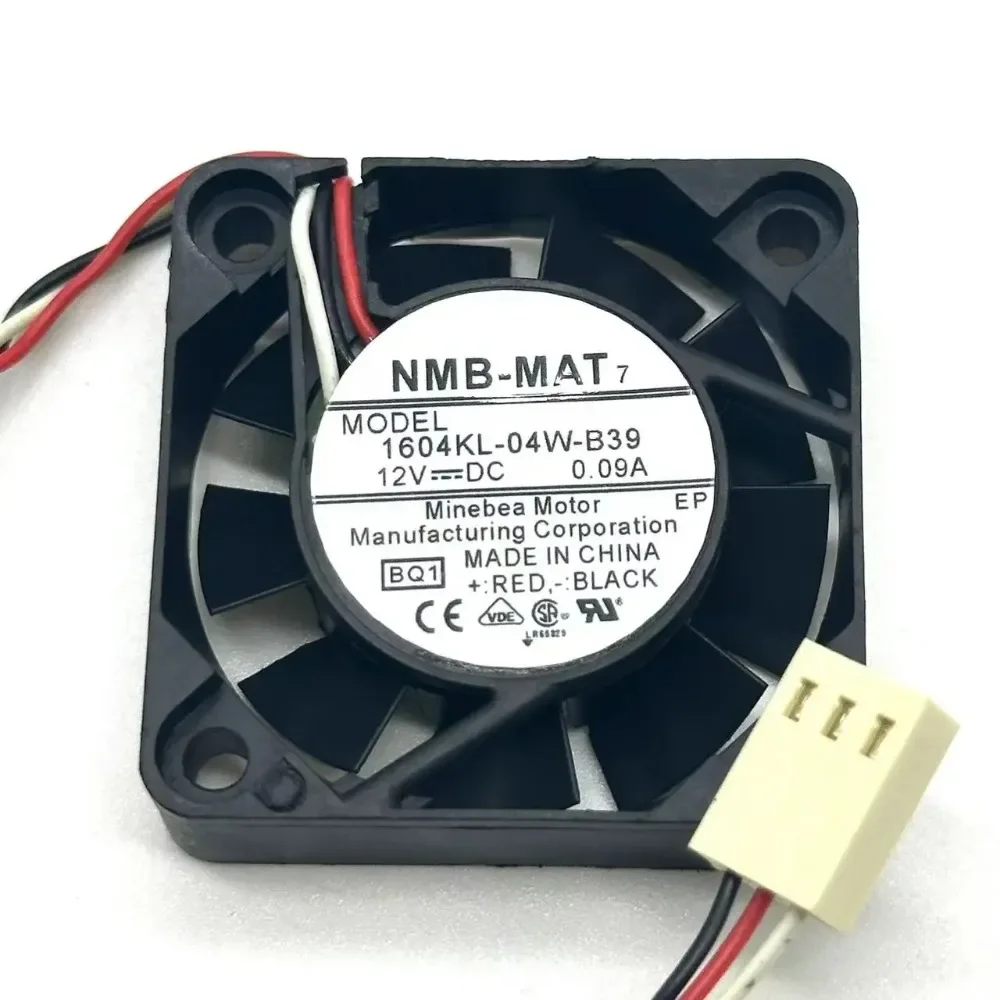 

NMB-MAT 1604KL-04W-B39 B22 DC 12V 0.09A 40x40x10mm 3-Wire Cooling Fan