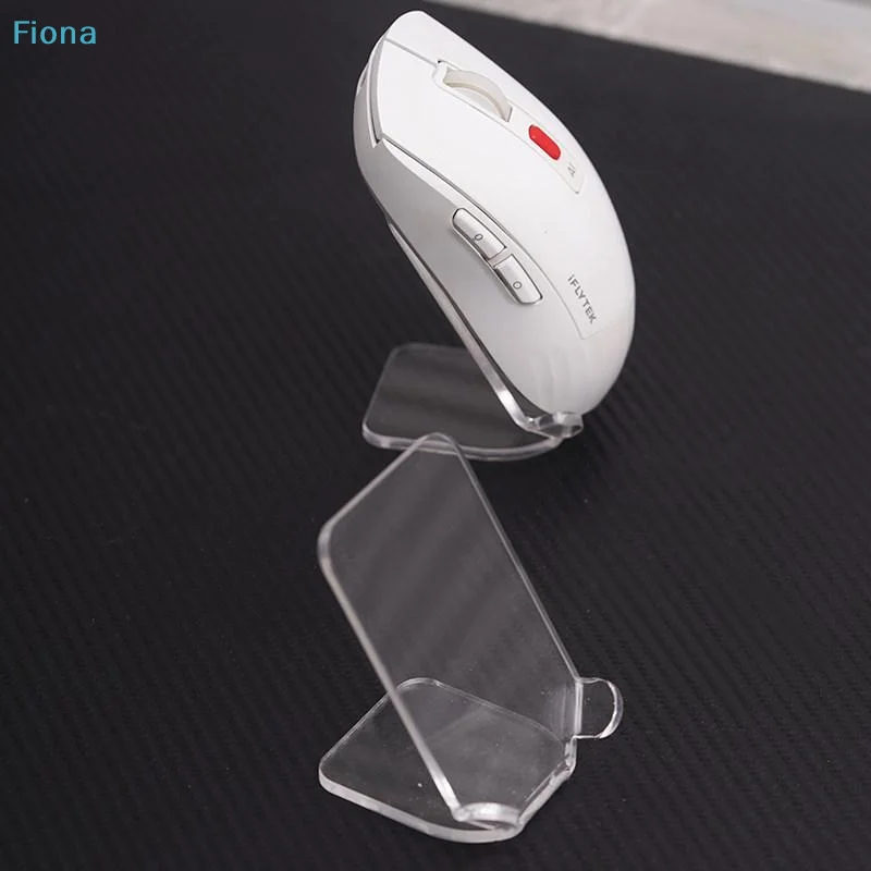 ♬Acrylic Mouse Stand,Clear Desktop Mouse Holder Display Stand for Gaming Mouse,Office Wireless Mouse & Mouse Accessories