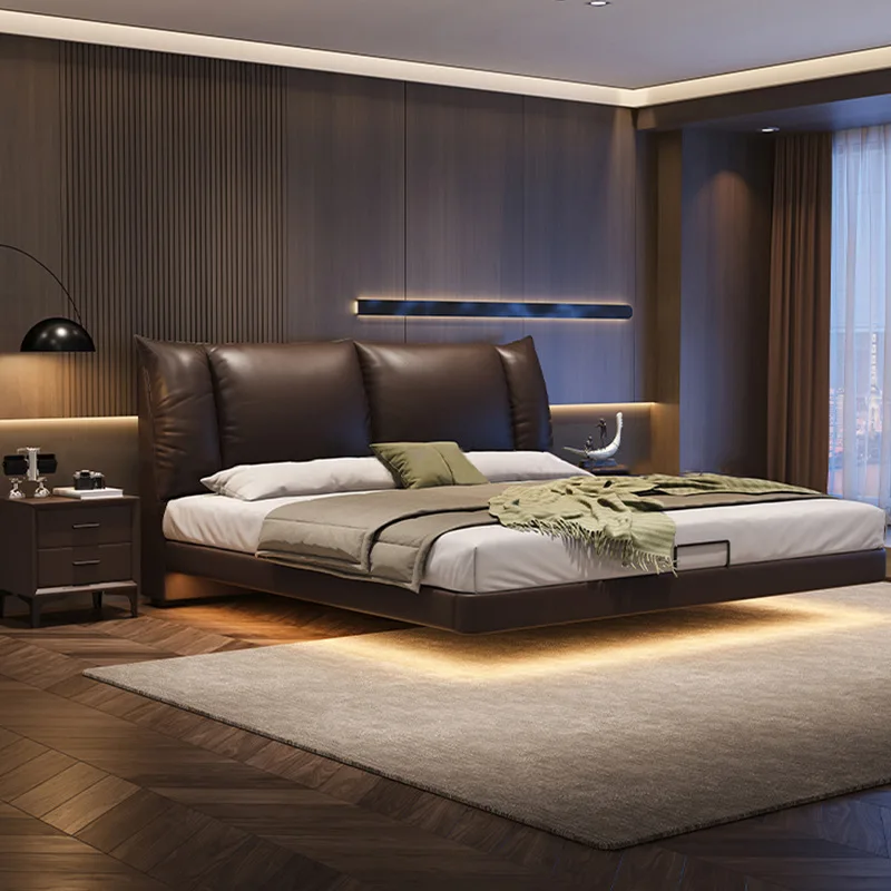 Italian minimalist candy suspended 1.5 meters soft bed
