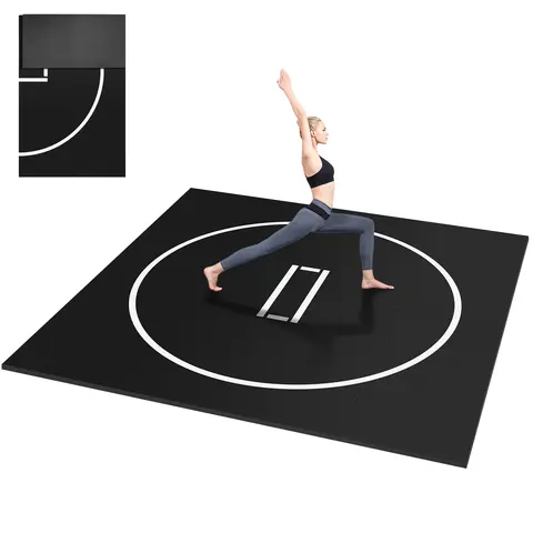 10x10FT Portable MMA/BJJ/Judo/Gymnastics Training Mat Taekwondo Floor Mat for Grappling Martial Art Boxing