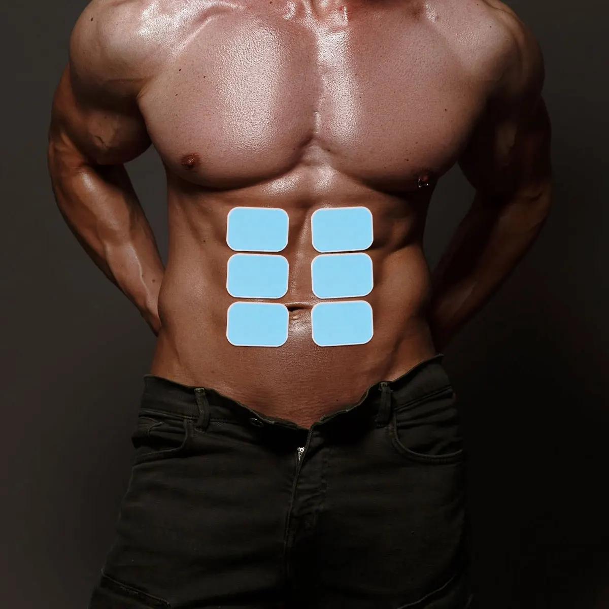 

20 PCS Adhesive Sheet Pads Replacement for Abs Stimulator Fitness Equipment Toner