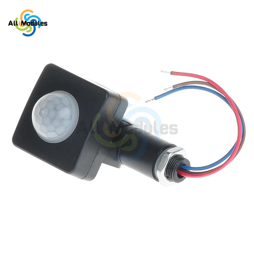 Mini Trumpet Human Body Infrared Sensor Switch AC85-265V PIR Motion Sensor Detector Waterproof Outdoor Opening 12MM 10MM