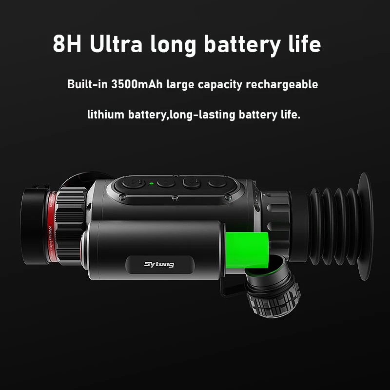 

Sytong LM02 8X Zoom Night Vision Riflescope WIFI Monocular 256x192 Thermal Imager for Hunting IR Camera Recorder