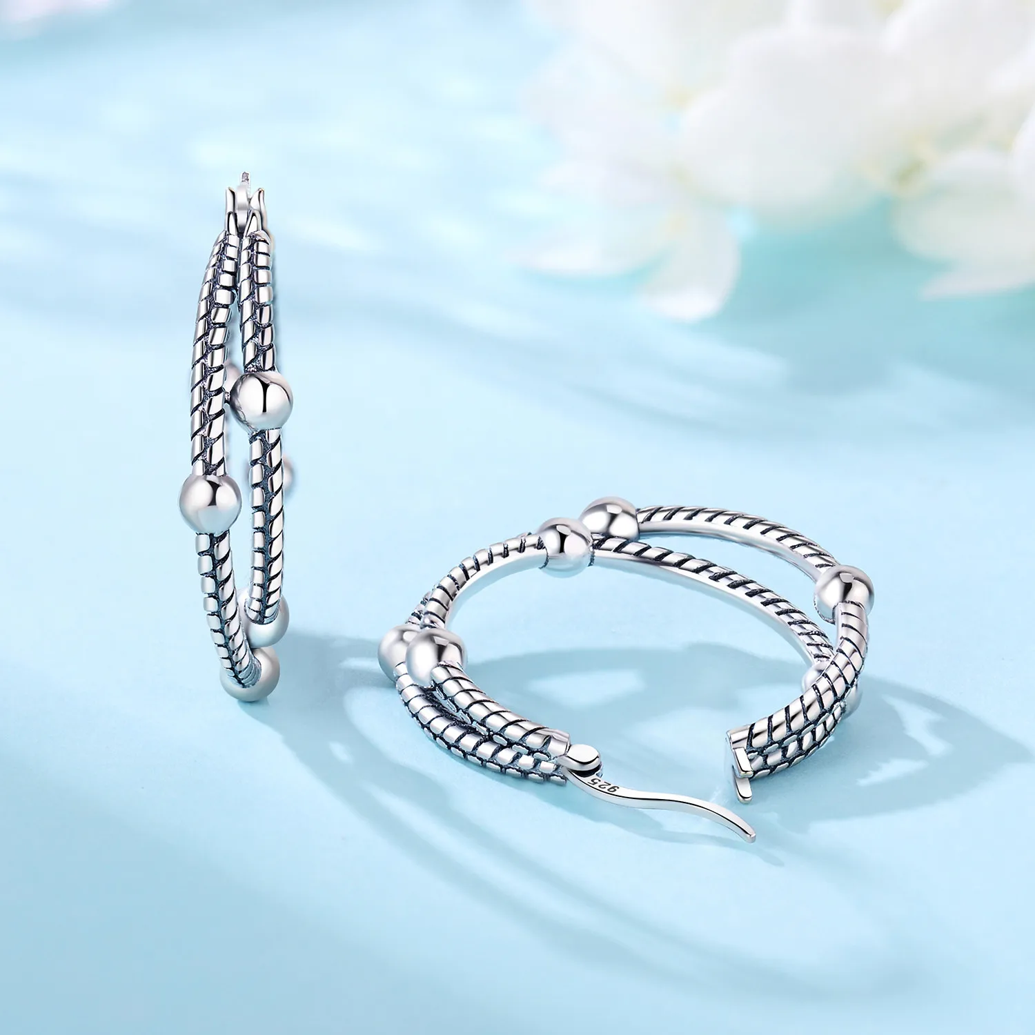 925 Sterling Silver Double-loop Series Earring Jewelry Versatile Hoop Earrings For Women Jewelry Birthday Party Fine Gifts